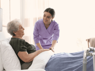 End of life care for a universal care services client